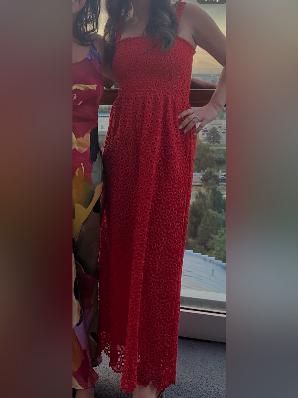 Hill House The Anjuli Nap Dress in Poppy Lace